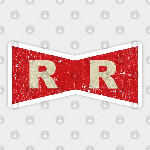 Red Ribbon Vintage Logo Sticker by OniSide